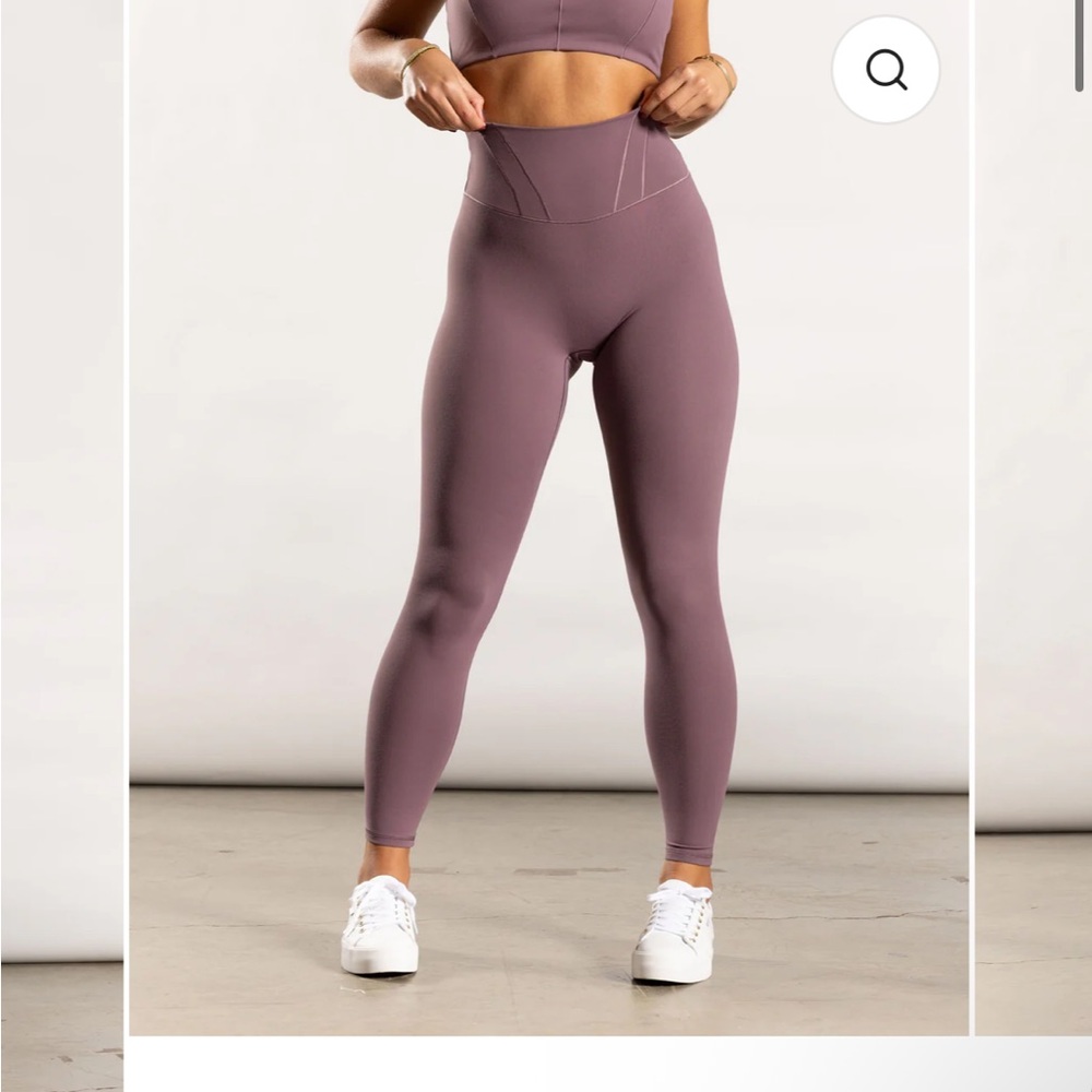 P'tula Dusty Purple High-Waisted Leggings